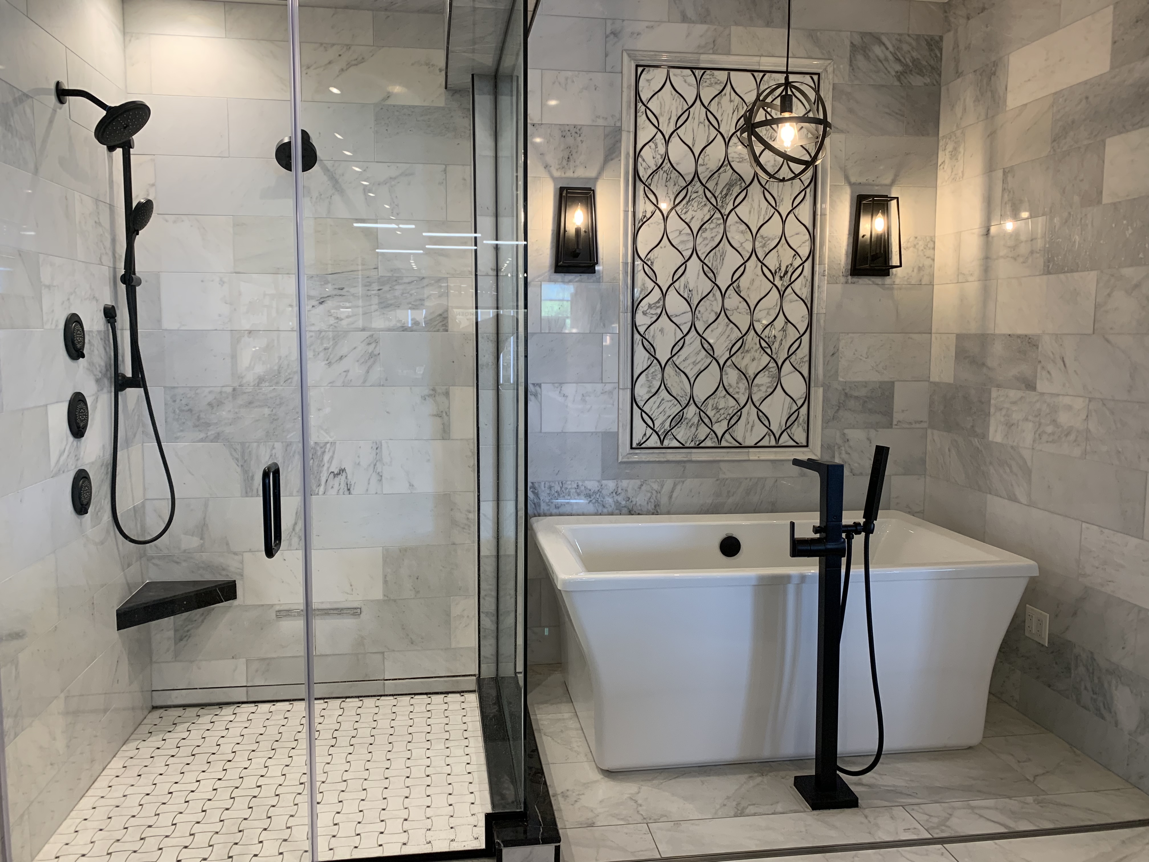 Bathroom remodel by EJ's Property Services
